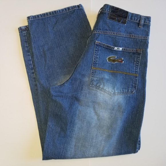 Lacoste Other - Lacoste Jeans 36X32 Light Distress Straight Wide